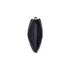 Coach Corner Zip 16 Top Zip Double Slot Dog Print Leather Clutch Small Women Clutch Black CC434-SVA47