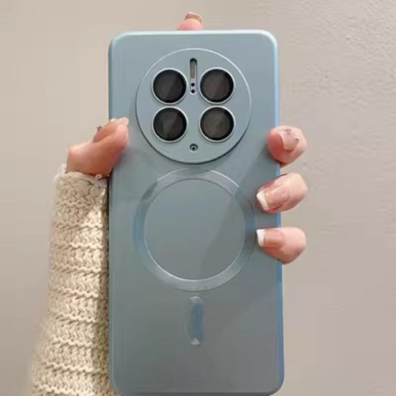 

Чехол для телефона Huawei MATE60PRO Жидкая Магнитная Металлическая Краска P50pro Полный Комплект с Защитной Пленкой для Объектива Защитный Чехол P40 Magic4pro