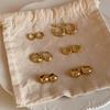Golden Circle Earrings for Women 2025 New Ear Buckles, Light Luxury, High-end Sensory Ring Earrings, No Need To Pick Earrings When Sleeping