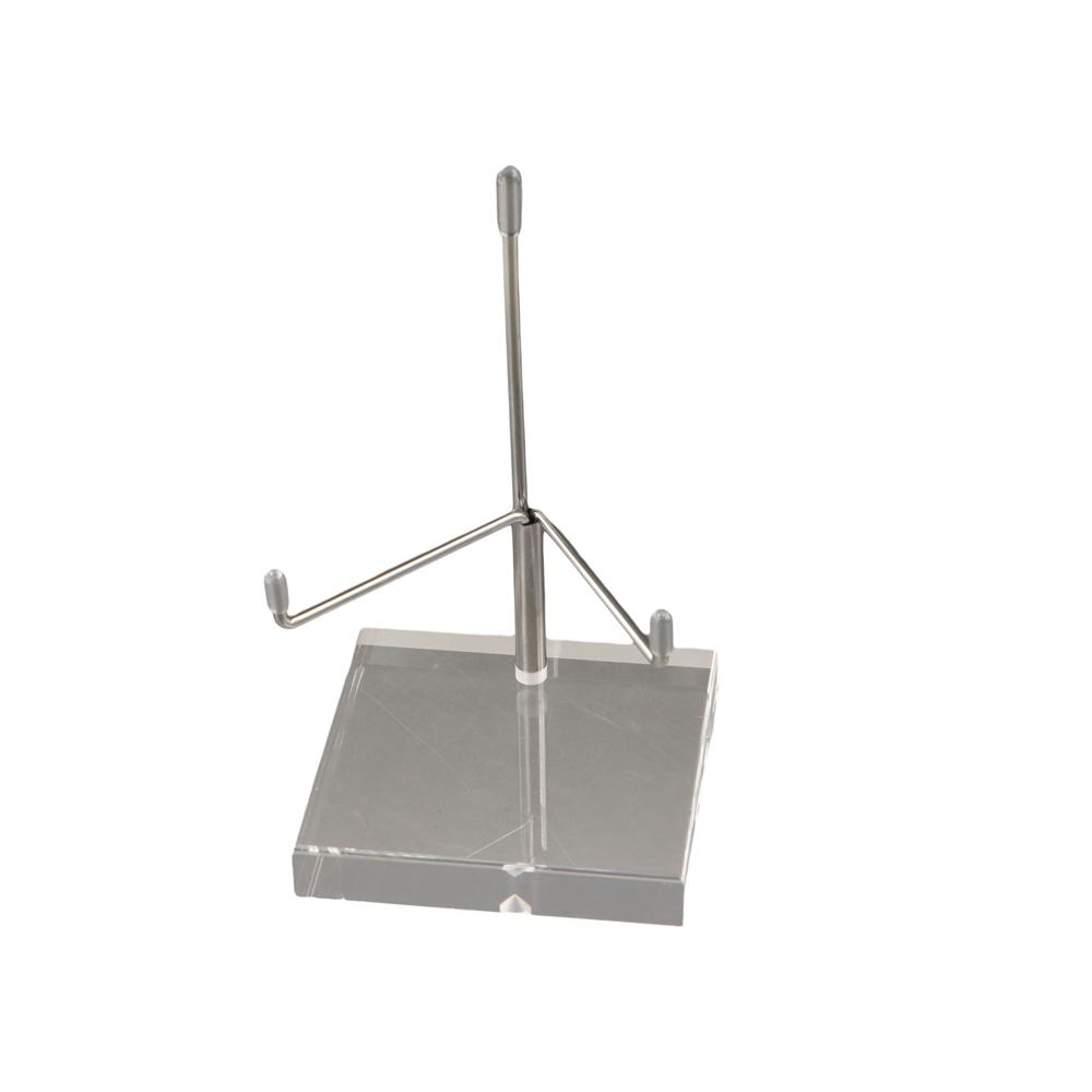 Adjustable Metal Arms Crystal Holder Soft Rubber Case Metal Mineral Rack Museum