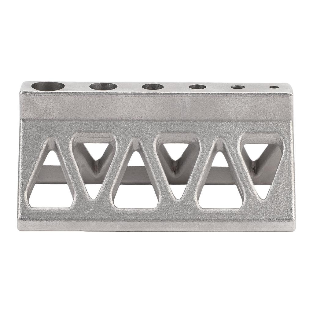 Pipe Drill  Pipe Drill Jig Professional 304 Stainless Steel Heavy Duty Triangular Viewing Window for Cylinders Pipes