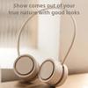 Portable Neck Fan Foldable Mini USB Fan Rechargeable 1600mah Cooling Wind Fans Personal Silent Neckfan for Sports New 2026
