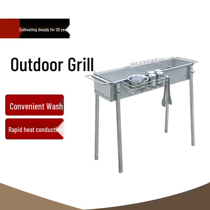 Beifu 304 Нержавеющая сталь Винтажный угольный гриль