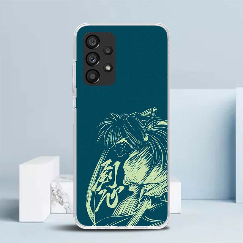 Rurouni Kenshin Anime für Samsung Galaxy A17 A37 A57 A16 A26 A36 A56 A15 A14 A55 Handyhülle A13 A53 A25 A35 A24 A34 A23 A33 Gala