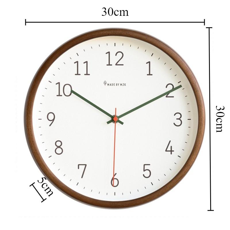 

Silent Wall Clock Wooden Hanging Clocks Living Room Modern Luxury Quartz Watch Bedroom Creative Mechanical Watches Decorations