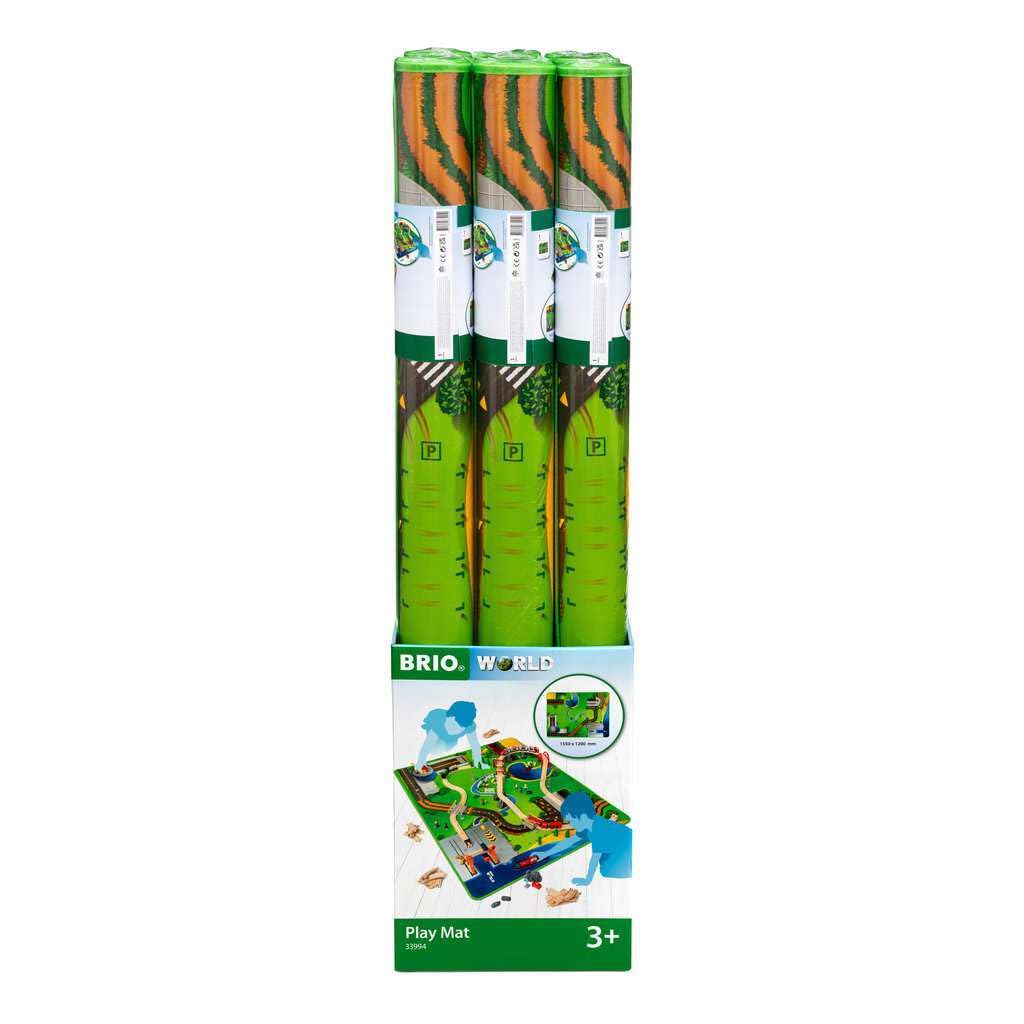 BRIO Play Mat with Wooden Rails 33994