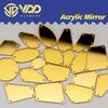 VDD 30/60/200Pcs Mix Size Acrylic Mirror Sewing Rhinestones Sew on DIY Crafts FlatBack Sewn Stones for Garment Dress Decorations