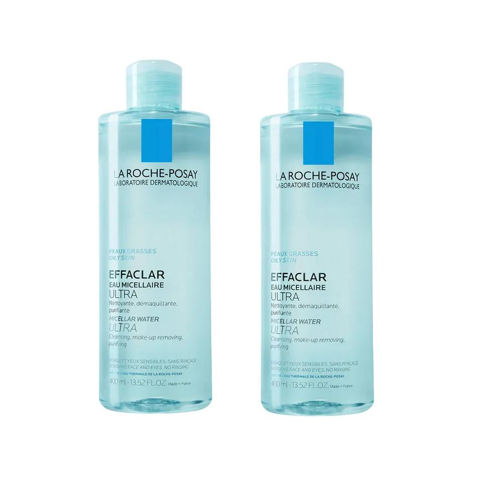 Мицеллярная вода Effaclar Ultra Cleansing 400 мл, набор из 2 штук