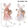Christmas Party Decoration, Christmas Tree Angel Decoration Pendant, Small Hanging Piece, Christmas Creative Handicraft