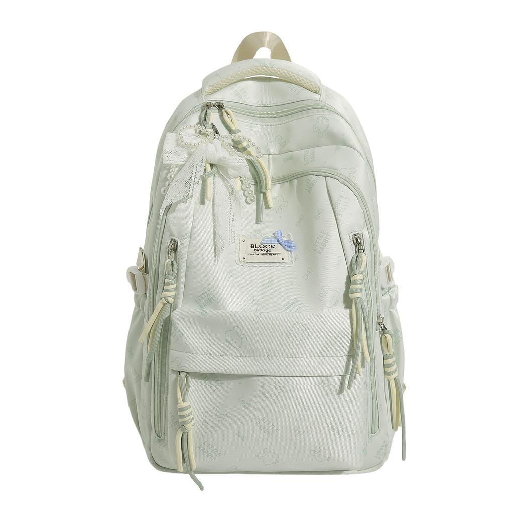 Schoolbag High value backpack Korean ins style female student party junior high school college student schoolbag lightweight backpack large capacity