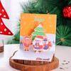 3D Christmas Pop-Up Greeting Card for Thanksgiving Holiday Blessings, DIY Christmas Eve, Handwritten Blank Card for Teacher Gift