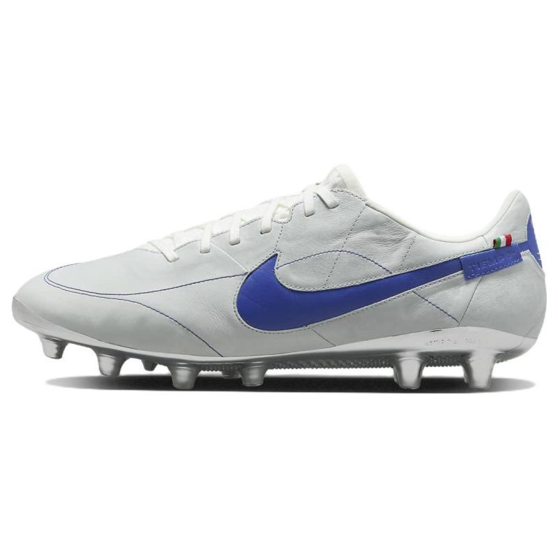 Nike Tiempo Legend 9 Elite Mi Ag Montebelluna Leather White Game Royal  DV7901-140