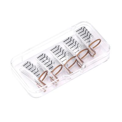 Nail Art Extension Sticker Builder Form Guide Stencil Manicure Tools 5Pcs Reusable Aluminum Nail Extension Pallets Tips Forms