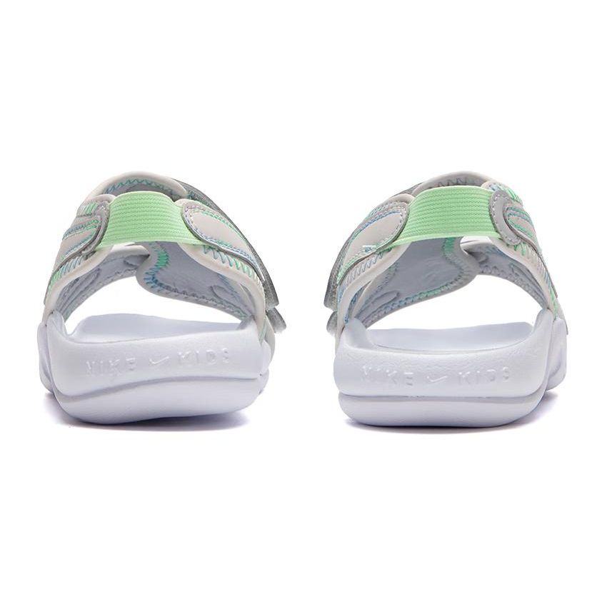 Nike Sunray Adjust 6 Non-Slip Shock Absorbing Breathable Sandals Kids Sandals Green Gray White FN4873-001