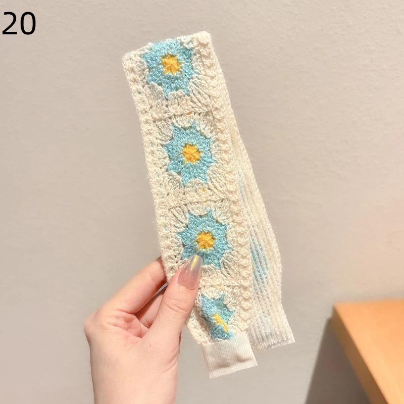 Soft and Comfortable Vintage Knitted Hair Hoops for Girls Daily Accessories