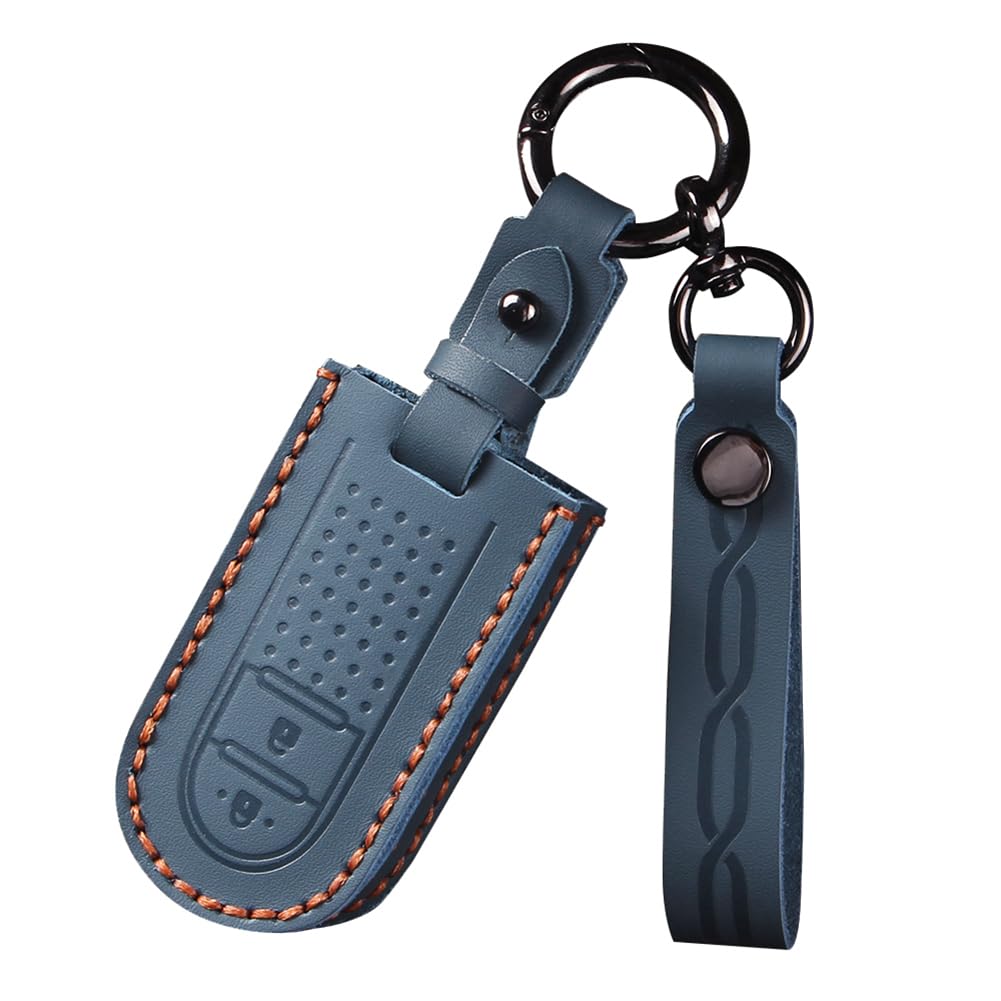 [ZANEKO] Move Custom Key Case Compatible with Toyota Tank Roomy 2 buttons синий