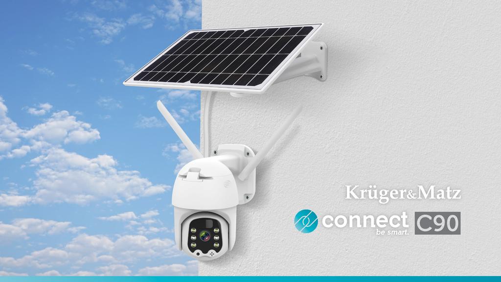Cámara Wi-Fi para Exteriores Kruger&Matz Connect C90 Solar