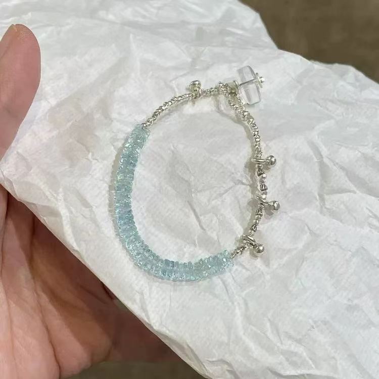 Fashionable Baroque Style Transparent Bead Bracelet, Light Luxury Niche Design Bracelet, Fashionable Bracelet
