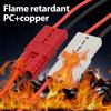 28cm Anderson Plugs 50A with Wire 12AWG M8 Post Jacket Forklift Battery Charging Cable Extension Cord Anderson Connector