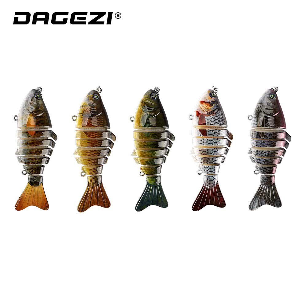 Swimbait Rybářská návnada Crankbait 7 segmentů Rybářské návnady Tvrdá návnada Umělá návnada Isca