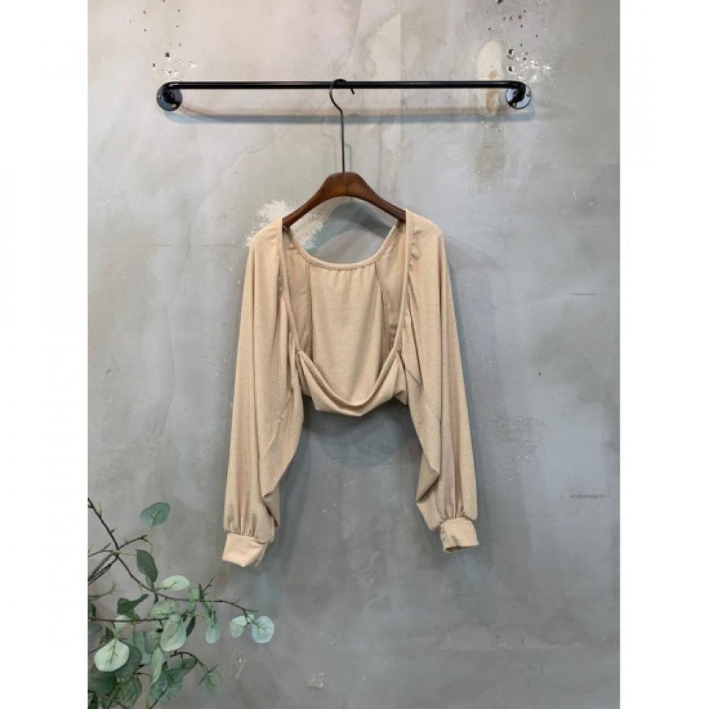 C S In The Room Free Shuna Long Sleeve Bolero Cardigan 3 Color