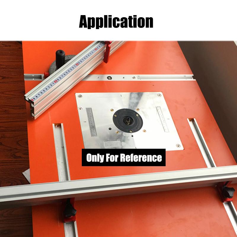T-slot Aluminium Alloy Mitre Rail Slider Woodworking T-rail Tool Miter ...