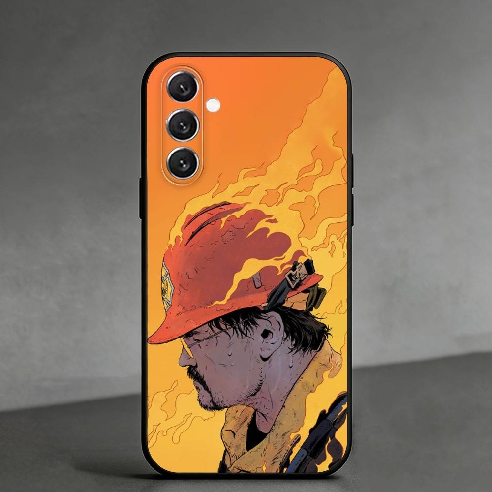 F-firefighters Phone Case For Samsung Galaxy A91,80,73,72 ,71,53,52,32 ,31,22,21s,20,Soft Black Case