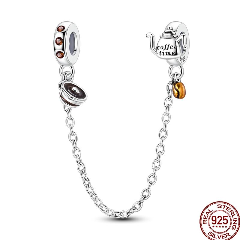 Copper Colorful Beads Youth Multi Series Shiny Inlaid Zircon Pendant Suitable For Pan Original Jewelry Gift