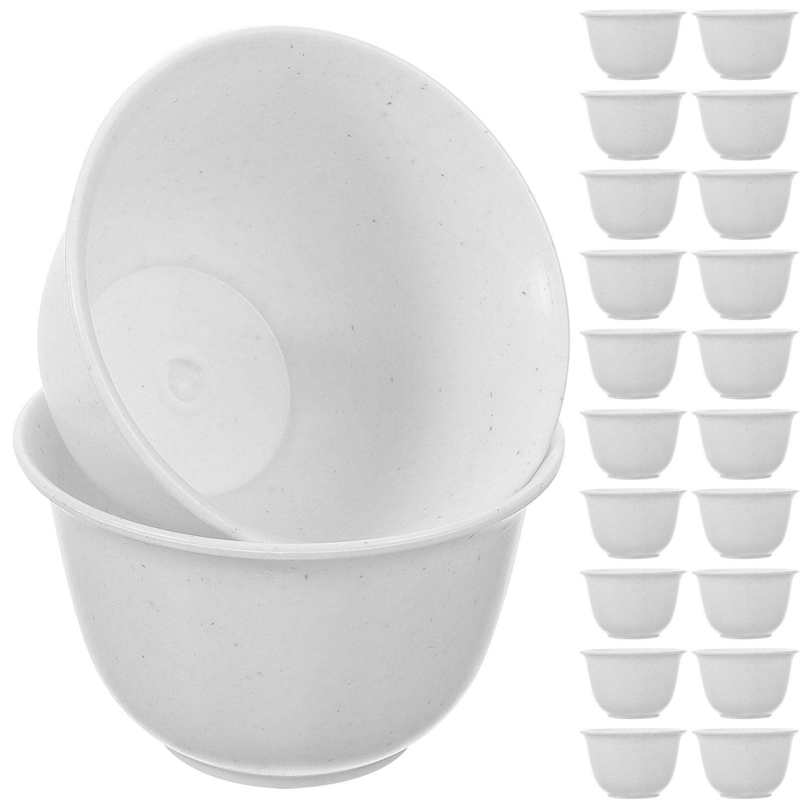 

48Pcs Chinese Traditional Teacup Set Thickened Tea Bowl for Sampling Different Teas 60Ml Elegant Retro Tea Serving Bowl Reusable other