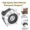 Motorräder Turbine Luftfilter Ansaugfilter Chrom Für Harley Sportster XL Touring Softail Dyna EVO & Twin Cam Fatboy FXDLS
