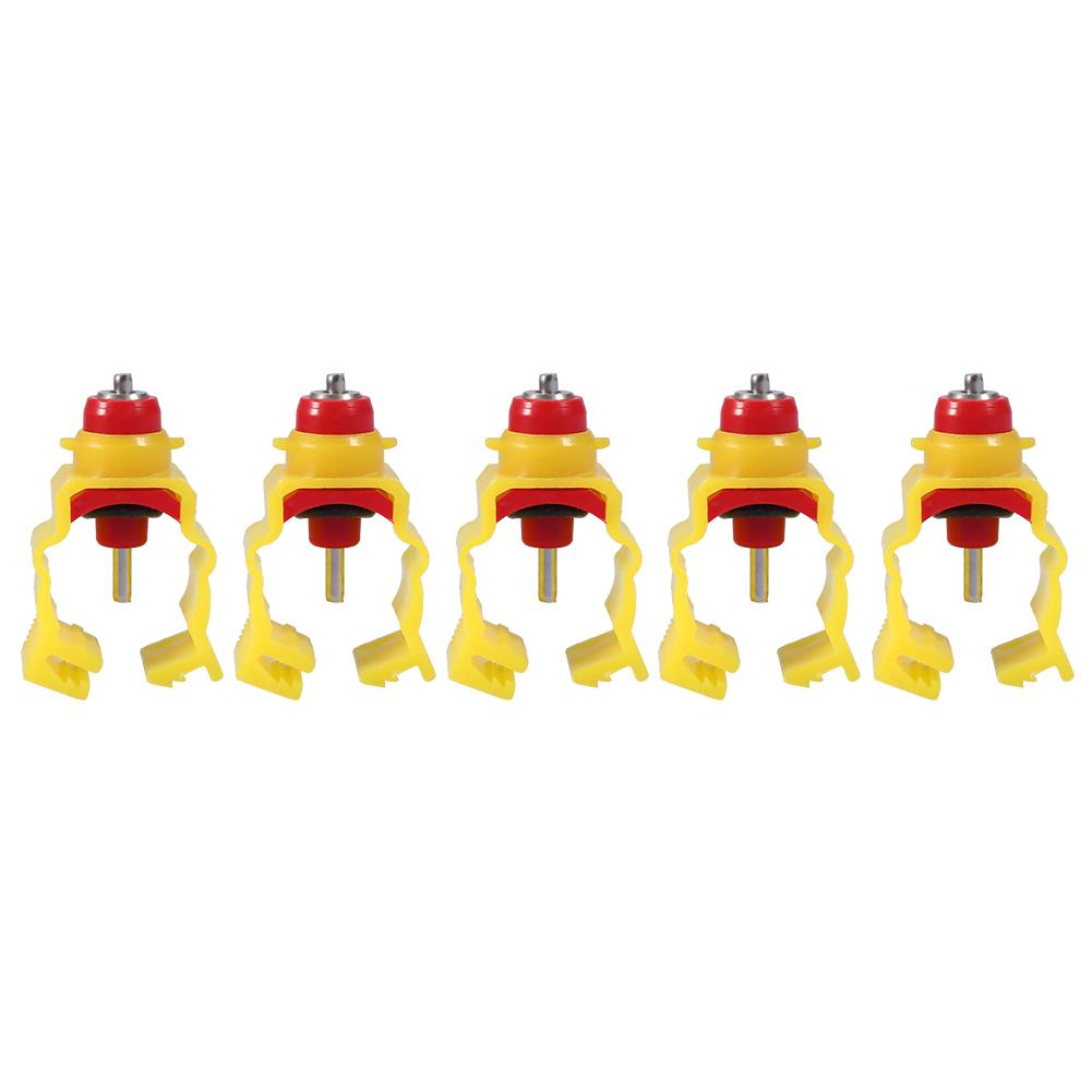 20pcs/pack Automatic Chicken Feeder Nipples   Poultry Water Drinking Dispenser for 20mm Pipe