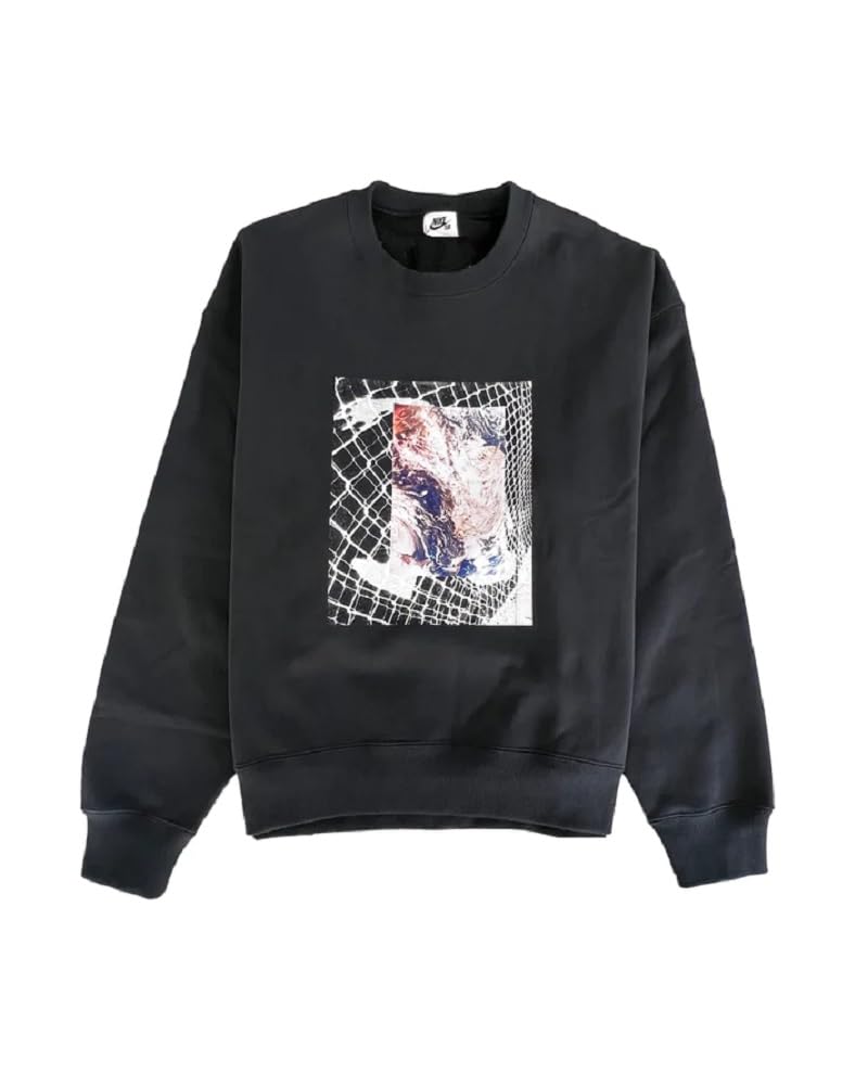 

Nike SB City Border Fleece Long Sleep FLC CRW CITY BORDER DV9064 010 (Size L) чёрный