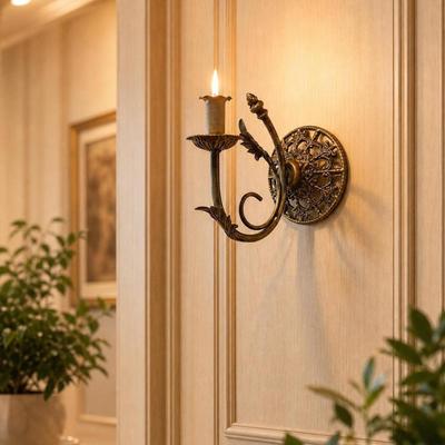 Wall Candle Holder Sconce Decorations Metal Candlestick Sconces for Farmhouse