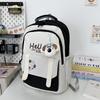 New high-value college style fresh and sweet backpack junior high school students lightweight large-capacity backpack