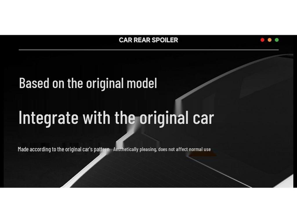Tesla Model Y/3 Dry Carbon Fiber Tail Wing Sport Kit
