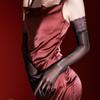 Ultra-thin Mittens Lace Cuff Stockings Glove Women Five Finger Gloves Sheer Nightclub