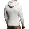 2025 Winter Sweater Cardigan Men's Hooded Knitted Cardigan Jacket