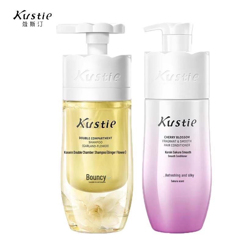 

Kustie Cherry Blossom & Ginger Flower Scented Hair Care Set