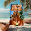 Grizzly & Lemminge Mode Strandtuch: Ideal für Sommerabenteuer Weich, saugfähig und schnell trocknend geeignet zum Schwimmen und Baden