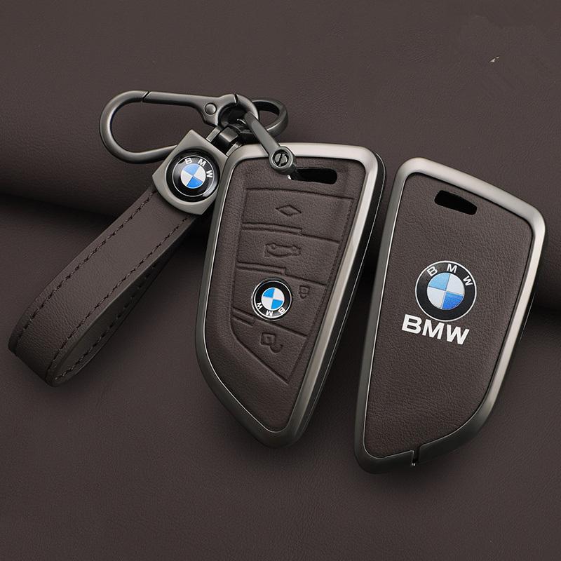 New Car Leather Key Cover Case Shell For BMW X1 X3 X4 X5 F15 X6 F16 G30 7 Series G11 F48 F39 520 525 F30 118i 218i Accessories