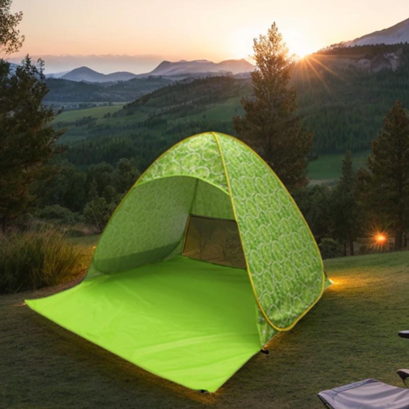 Portable Outdoor Automatic Quick Open Tent Waterproofs Camping Tent 2-3 Persons Beach Tent for Travel Hiking Backpacking