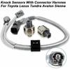 2 PCS 89615-12090 Knock Sensor with Wiring Harness Kit Compatible with Toyota Highlander Camry Avalon Sienna 2001 2002 2003 2004, For Lexus ES300