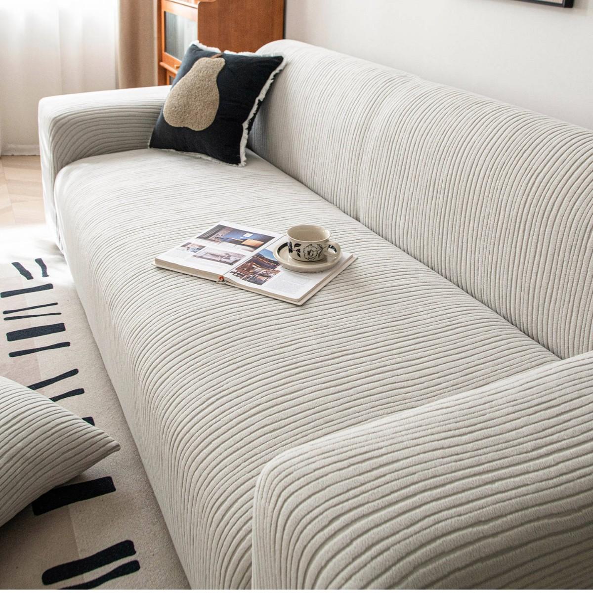 

Anti cat Scratch All Inclusive Sofa Cover New All Season Universal Full Cover Straight in One Sofa Protective Cover 90-140cm