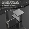 Wall Mount Sink Basket With No Drilling Carbon Steel For Bathroom And Kitchen Storage