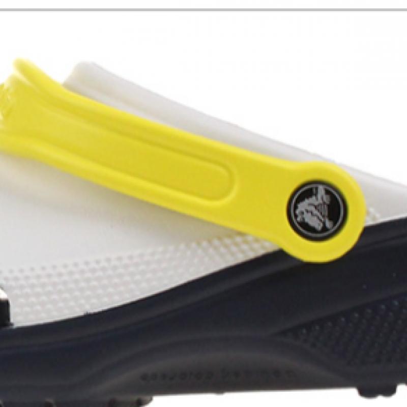 Crocs Saboți sport retro clasici 211281 100 albi