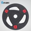 Qijun Rubber-Coated Hand-grip Olympic Barbell Plate