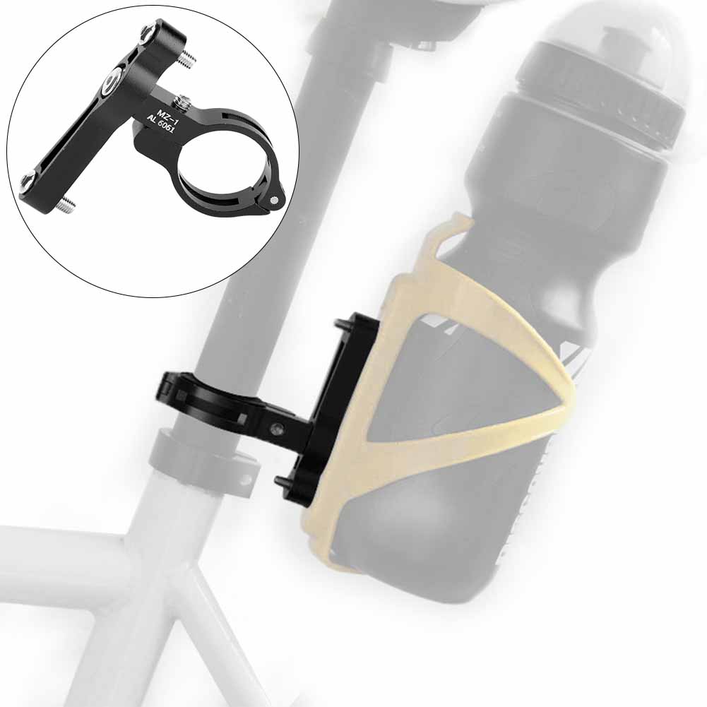 Venkovní adaptér na košík na láhev na kolo z CNC hliníkové slitiny, základna pro přizpůsobení, černá