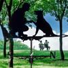 Ornamenti Decorativi Girandole Adatti per Giardini Tetti Stili Tradizionali Animali Aerei Indicatori di Direzione del Vento
