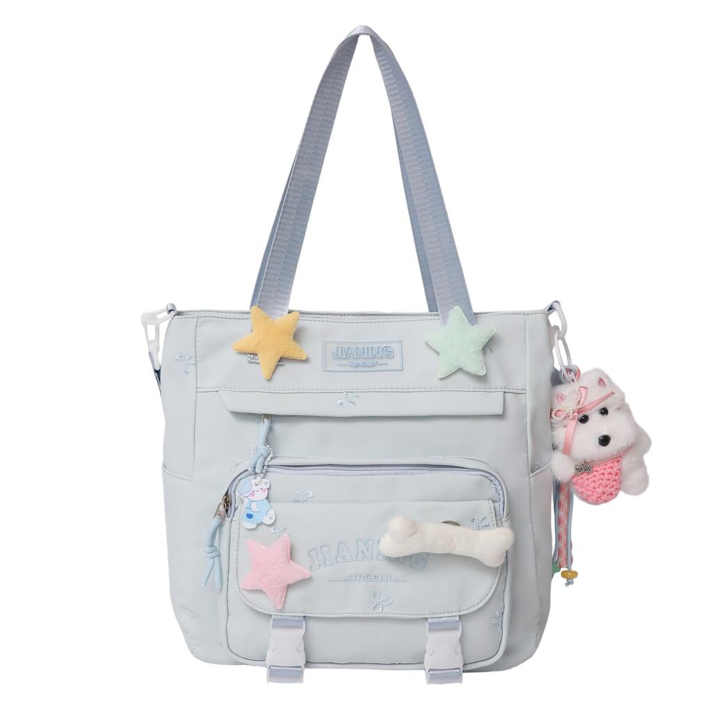 Schoolbag schoolbag for girls in grades 3 to 6, high value ins for junior high school students, multi-pocket large-capacity backpack