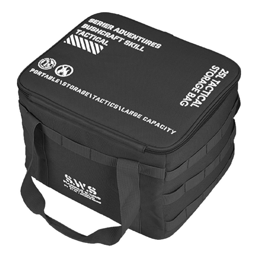 25L Outdoor Camping Organizer Waterproof Travel Tableware Handbag Multifunctional Gas Canister Picnic Bag for Family Activities